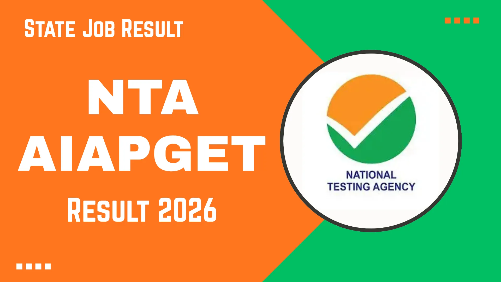 AIAPGET 2026 रिजल्ट घोषित: टॉपर, कटऑफ और काउंसलिंग की जानकारी — photo via statejobresult.com