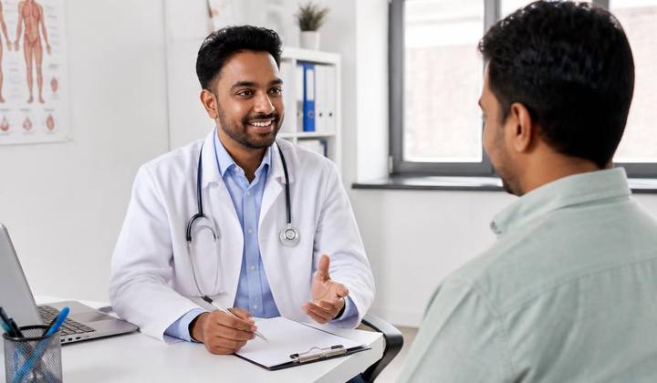 Book a doctor — in-clinic visits from ₹299