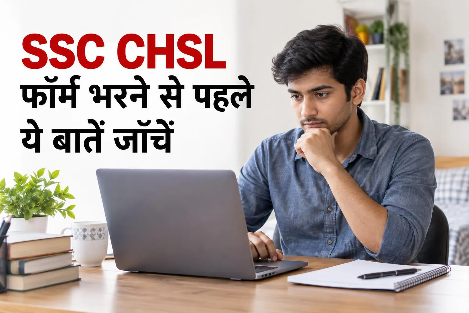 SSC CHSL 2026: 7 अक्टूबर से पहले फॉर्म, फीस और पात्रता की ये बातें जाँचें — प्रतीकात्मक चित्र